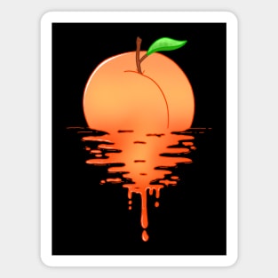 Melted Peach Magnet